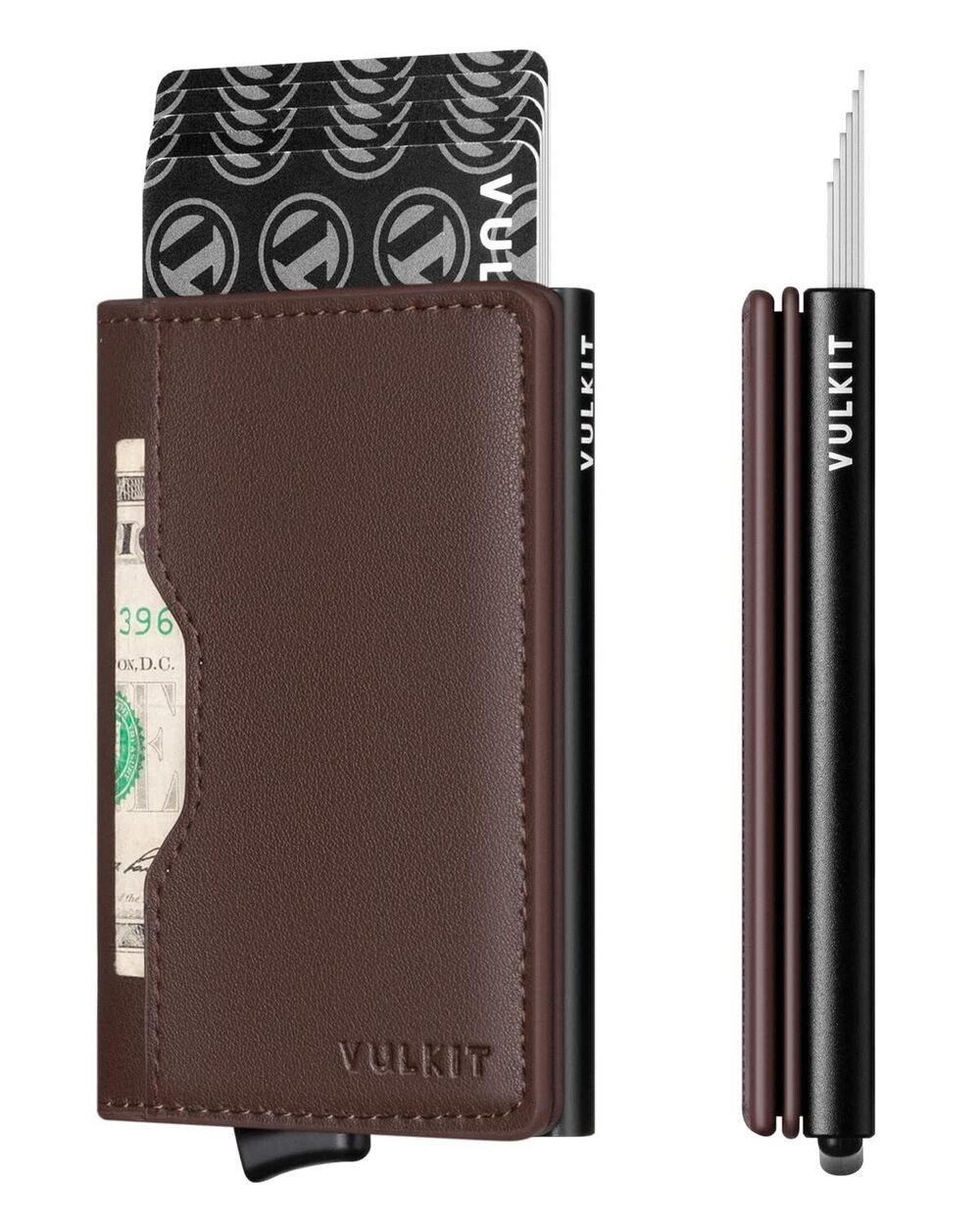 8031 Slim Pop up Wallet Minimalist Credit Card Holder with Leather Slots 's